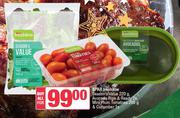 Spar Freshline Season's Value 220g,Avacado Ripe & Ready 2s,Mini Plum Tomatoes 200g & Cucumber 1s-All