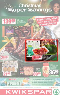 KWIKSPAR Western Cape : Christmas Super Savings (10 November - 23 November 2025), page 1