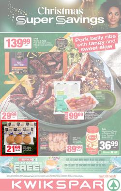 KWIKSPAR Western Cape : Christmas Super Savings (10 November - 23 November 2025), page 1