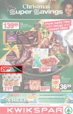 KWIKSPAR Western Cape : Christmas Super Savings (10 November - 23 November 2025), page 1