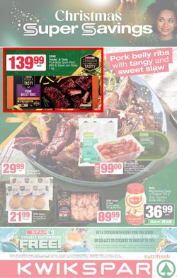 KWIKSPAR Western Cape : Christmas Super Savings (10 November - 23 November 2025), page 1
