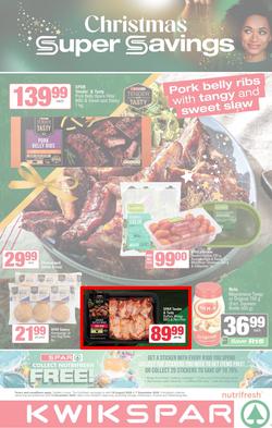 KWIKSPAR Western Cape : Christmas Super Savings (10 November - 23 November 2025), page 1