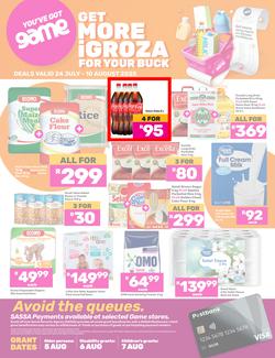 Game SASSA : Get More iGroza For Your Buck (24 July - 10 August 2025), page 1