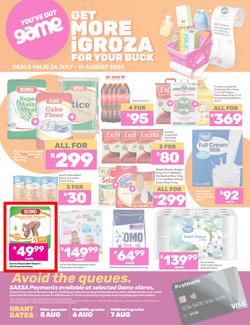 Game SASSA : Get More iGroza For Your Buck (24 July - 10 August 2025), page 1