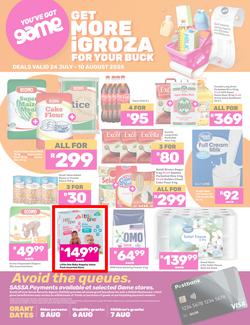 Game SASSA : Get More iGroza For Your Buck (24 July - 10 August 2025), page 1
