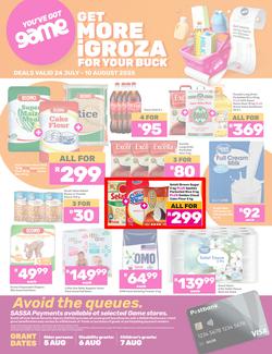 Game SASSA : Get More iGroza For Your Buck (24 July - 10 August 2025), page 1