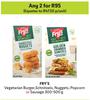 Fry's Vegetarian Burger, Schnitzels, Nuggets, Popcorn Or Sausage-For Any 2 x 300g/500g