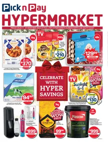 Pick n Pay Hypermarket KwaZulu-Natal : Christmas Specials (11 November - 27 November 2024)