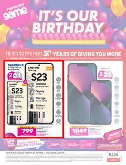 Game Cellular : Vodacom (21 April - 06 June 2024), page 1