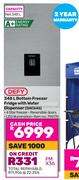 Defy 348L Bottom Freezer Fridge With Water Dispenser DAC645