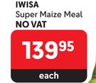 Iwisa Super Maize Meal-12.5kg Each