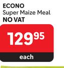 Econo Super Maize Meal-12.5kg Each