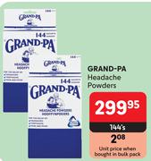 GRAND-PA Headache Powders-114's