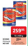 Econo Pilchards-12 x 400g