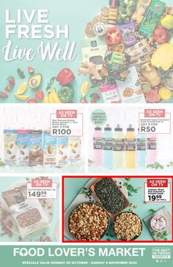 Food Lover's Market Western Cape : Live Fresh, Live Well (30 October - 05 November 2023), page 1
