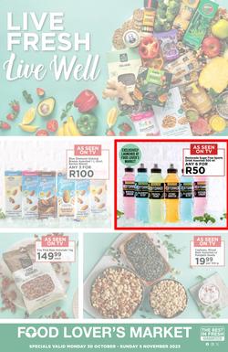 Food Lover's Market Western Cape : Live Fresh, Live Well (30 October - 05 November 2023), page 1