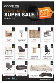 Decofurn : Black Friday (Request Valid Dates From Retailer)