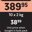 Tastic Long Grain Parboiled White Rice-10 x 2Kg