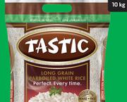 Tastic Long Grain Parboiled White Rice-10Kg Each