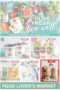 Food Lover's Market Eastern Cape : Live Fresh, Live Well (29 May - 04 June 2023), page 1
