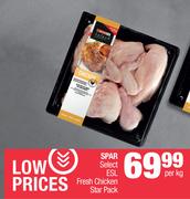 Spar Select ESL Fresh Chicken Star Pack-Per Kg 