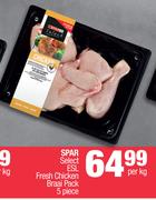 Spar Select ESL Fresh Chicken Braai Pack 5 Piece-Per Kg 