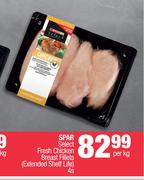 Spar Select Fresh Chicken Braai Pack 5 Piece-Per Kg Breast Fillets (Extended Shelf Life)-4s Per Kg