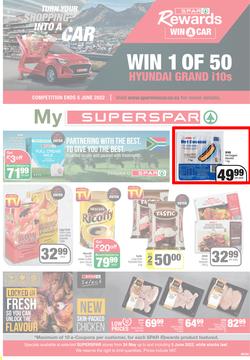 SUPERSPAR EASTERN CAPE : Turn Your Shopping Into A Car (24 May - 05 June 2022) | Valid In Bluewater Bay, Despatch, Gelvandale, Hunters Retreat, Mount Pleasant, Newton Park, Our, Summerbreezz, Sunridge, page 1