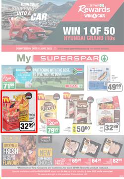 SUPERSPAR EASTERN CAPE : Turn Your Shopping Into A Car (24 May - 05 June 2022) | Valid In Bluewater Bay, Despatch, Gelvandale, Hunters Retreat, Mount Pleasant, Newton Park, Our, Summerbreezz, Sunridge, page 1
