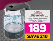 Sunbeam 1.7L Glass Kettle