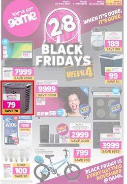 Game : 28 Black Fridays Week 4 (25 November - 29 November 2020), page 1