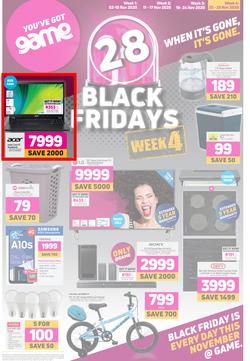 Game : 28 Black Fridays Week 4 (25 November - 29 November 2020), page 1