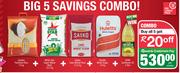 Spekko Parboiled Rice 10Kg+White Star Super Maize Meal 12.5Kg-For 5 Per Combo