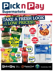 Pick n Pay Gauteng, Free State, North West, Mpumalanga, Limpopo & Northern Cape : Specials (09 September - 24 September 2024)