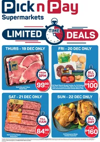 Pick n Pay Gauteng, Free State, North West, Mpumalanga, Limpopo & Northern Cape : Weekend Specials (19 December - 22 December 2024)