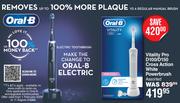 Oral-B Vitality Pro D100/D150 Cross Action White Powerbrush Assorted-Each