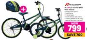 Raleigh 16" Or 20" Burner BMX With Helmet-Each
