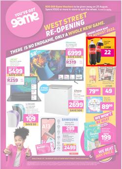 Game : West Street Re-Opening (25 August - 28 August 2022), page 1
