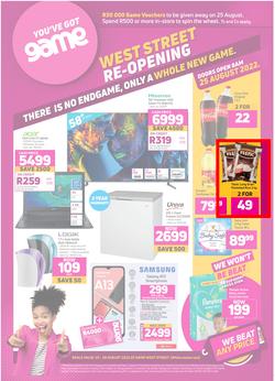 Game : West Street Re-Opening (25 August - 28 August 2022), page 1