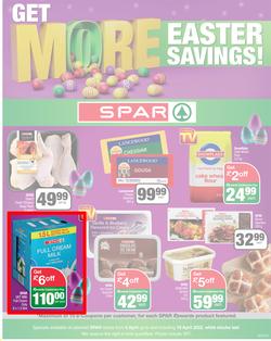 SPAR EASTERN CAPE : Get More Easter Savings (05 April - 18 April 2022) | Valid In Acres, Algoa Park, Algoa Foods, Aliwal North, Aspen, Buffalo Flats, Burgersdorp, Cambridge, Camdeboo, Cradock, page 1