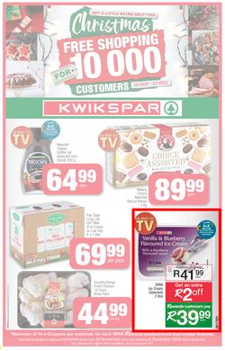 KWIKSPAR TOWN EASTERN CAPE : Kwikspar (24 November - 6 December 2020), page 1