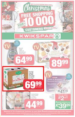 KWIKSPAR TOWN EASTERN CAPE : Kwikspar (24 November - 6 December 2020), page 1