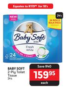 Baby Soft 2-Ply Toilet Tissue-24's Each