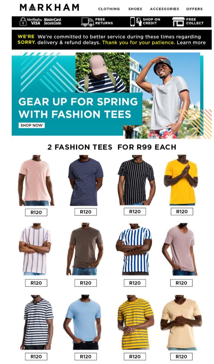 markham plain t shirt