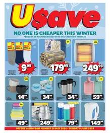 Usave Gauteng, Mpumalanga, Limpopo & North West : No One Is Cheaper This Winter (20 May - 09 June 2024)