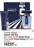 Tommy Hilfiger Imopact Gift Set (EDT 100ml Plus Body Wash 100ml And Travel Spray EDT 4ml)-Per Set.