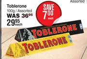 Toblerone Assorted-100g Each