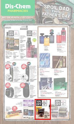 Dis-Chem : Spoil Dad This Father's Day (16 May - 16 June 2024), page 1