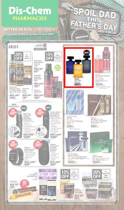Dis-Chem : Spoil Dad This Father's Day (16 May - 16 June 2024), page 1