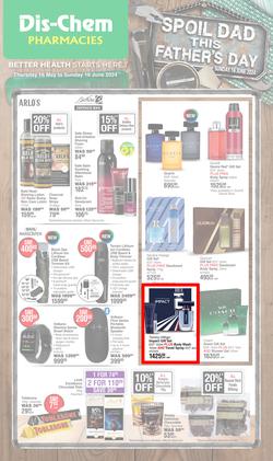 Dis-Chem : Spoil Dad This Father's Day (16 May - 16 June 2024), page 1